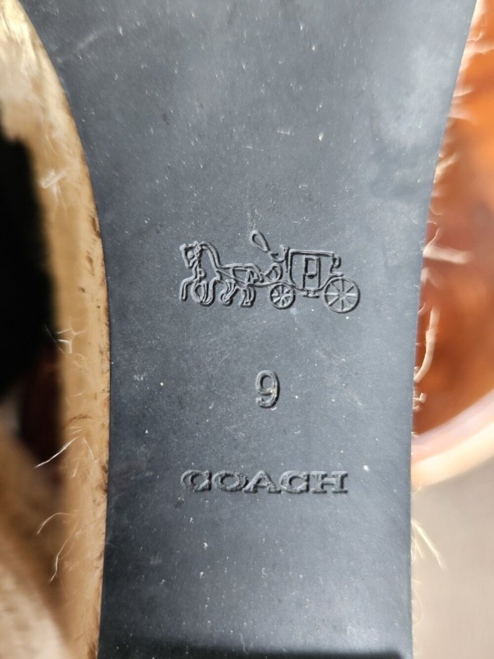 Coach Poppy Wedge Shoe - Espadrilles / Jute with Suede Exterior - Picture 7 of 10